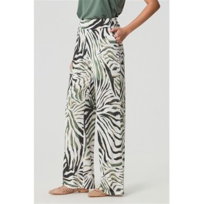 Batida Broek wijd 2405 khaki print